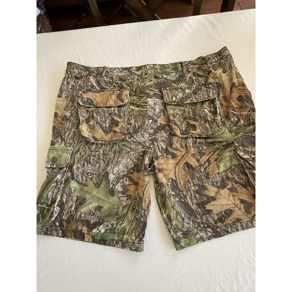 Mossy Oak Camo 6-Pocket Cargo Hunting Shorts Mens XL Camouflage